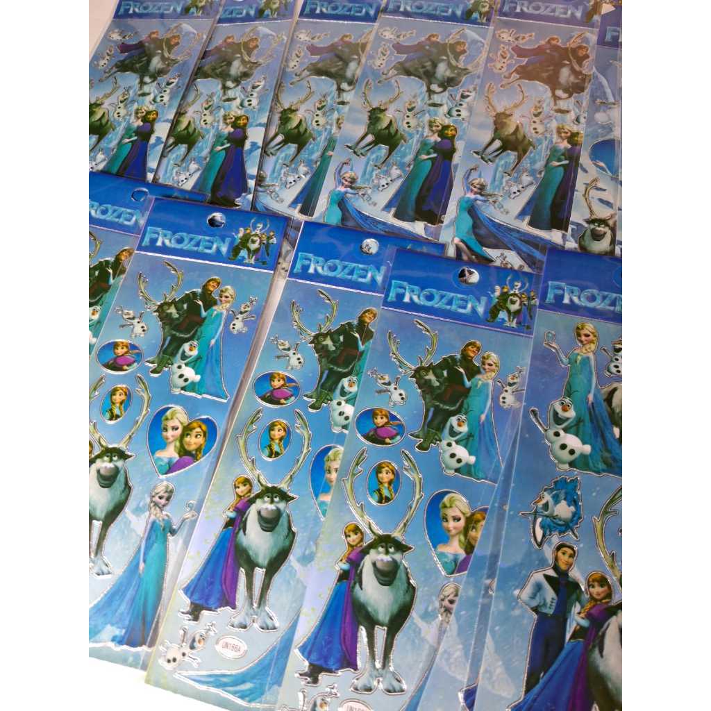 kit com 50 cartelas/Sticker Elsa | Shopee Brasil