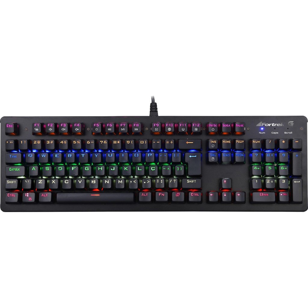 Teclado Gamer Mecânico Fortrek K5 RGB seminovo
