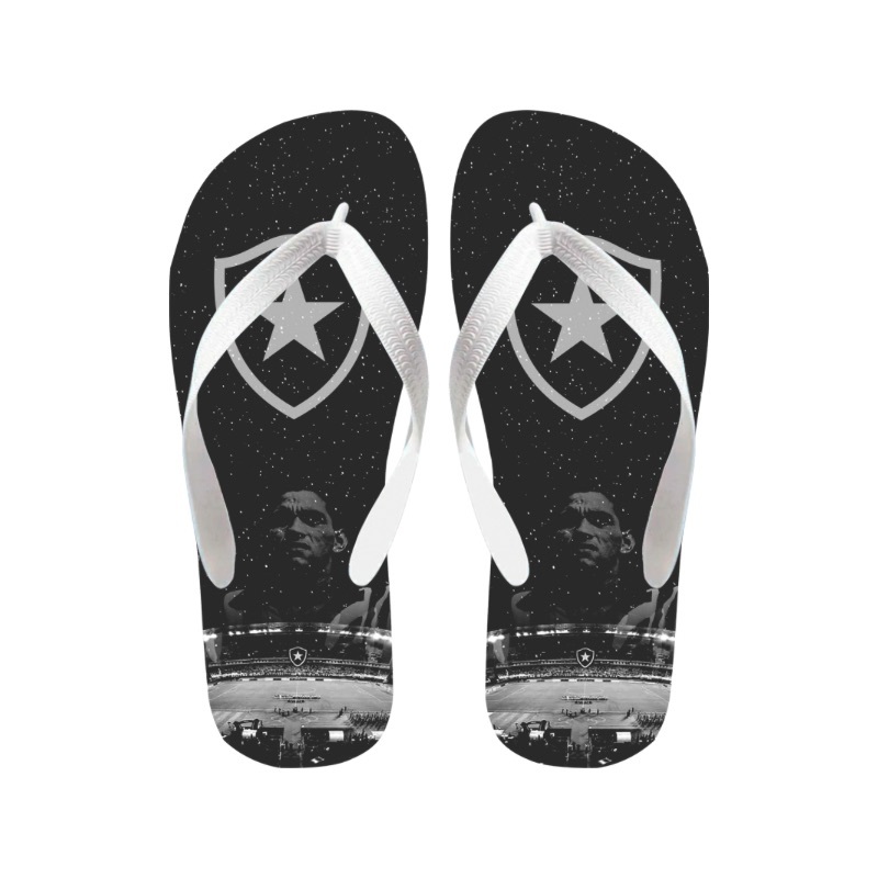 Chinelo De Time Botafogo Sandália Confortável / Sandalia Do Fogao