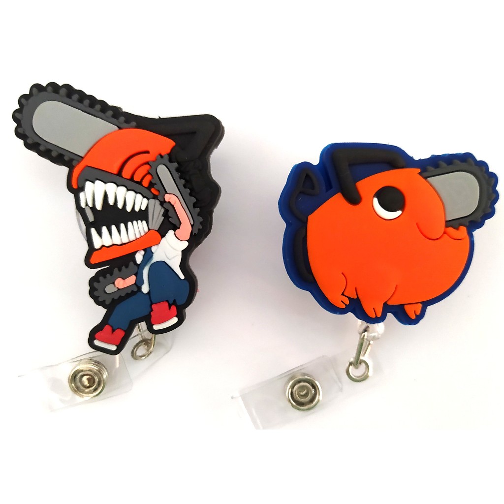 Porta Crachá Retrátil Personalizado Chainsaw Man