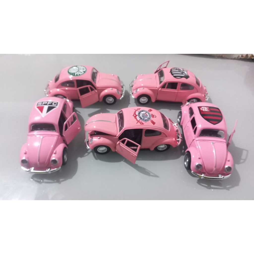 kit 5 Fusca Rosa, fricção personalizados | Shopee Brasil