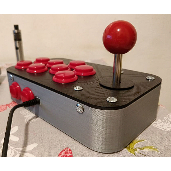 Caixa para controle Arcade 10 botões - somente caixa | Shopee Brasil