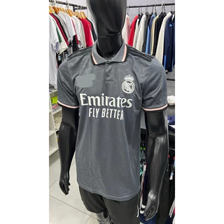 Camisa de futebol temporada 2024/25 polo R-M cinza