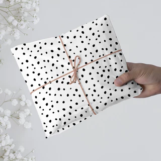 Papel Seda Poá de Poá Black 50 unidades