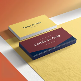 Cartão de visitas 100 unidades apenas frente