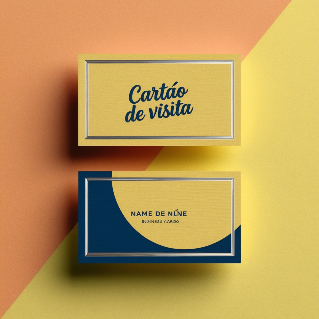 Cartão de visita 100 unidades personalizado apenas frente