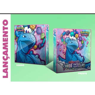 Pasta Álbum Fichário Pokémon Coroa Estelar