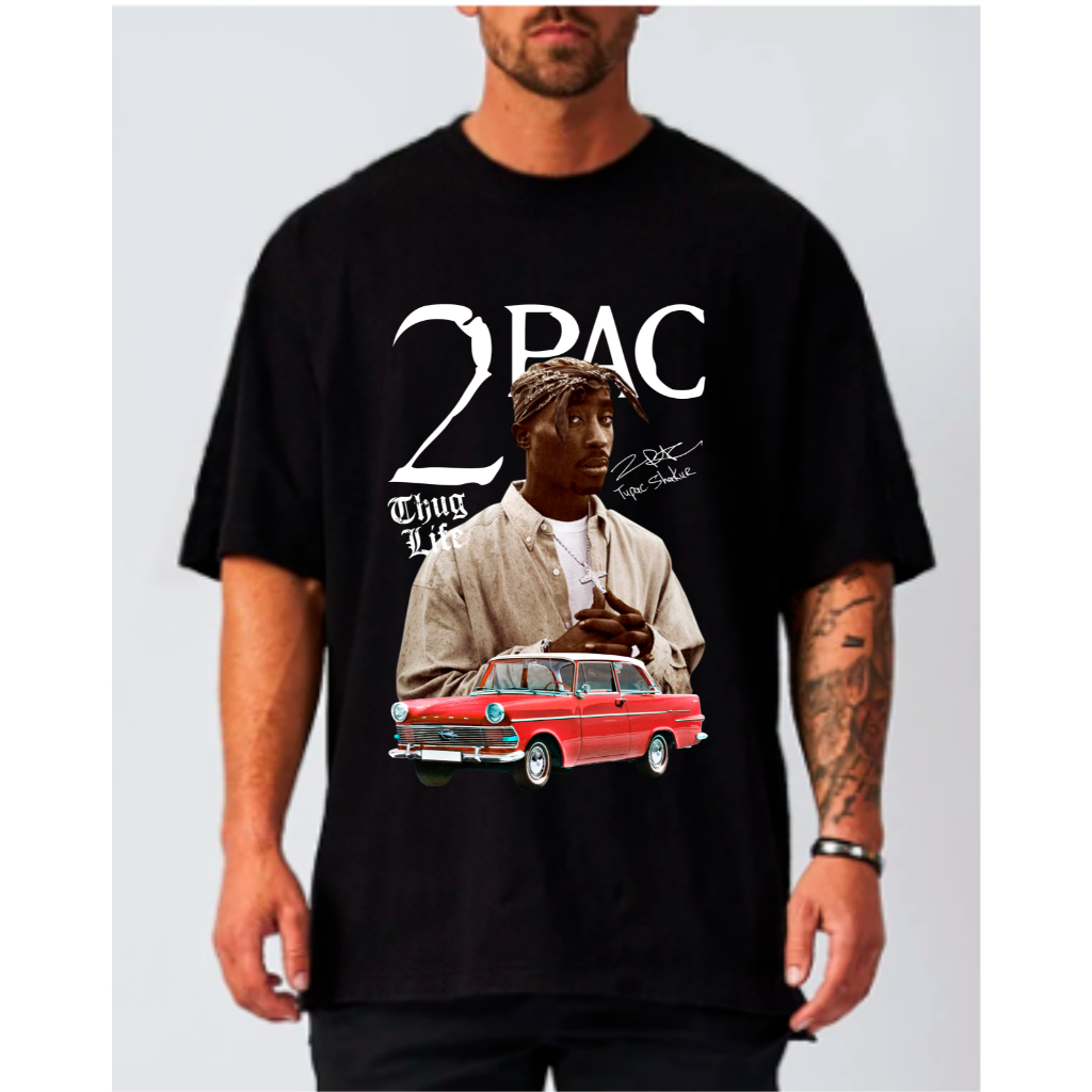 Camiseta 2 Pac Two Pac | Shopee Brasil