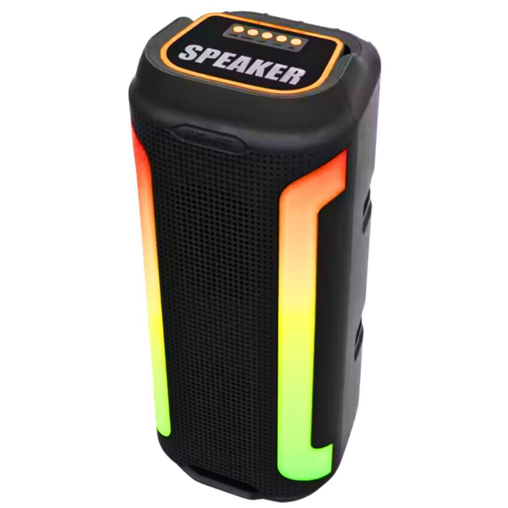 Caixa Som Portatil Amplificada Som Stereo Bluetooth Caixinha com 2 Alto Falante Torre