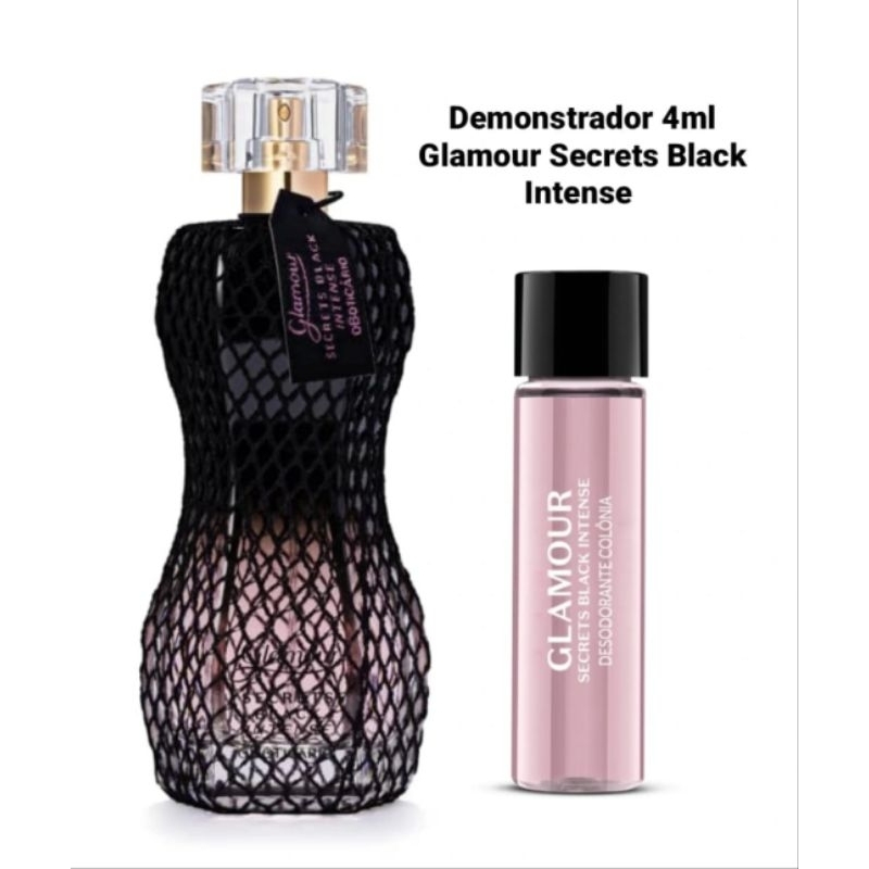 Demonstrador Glamour Secrets Black Intense 4ml O Boticario Shopee Brasil