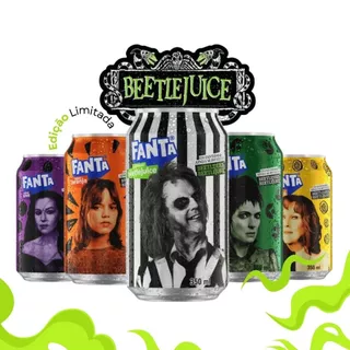 Fanta Lata BeetleJuice Edição Limitada - Warner Bros