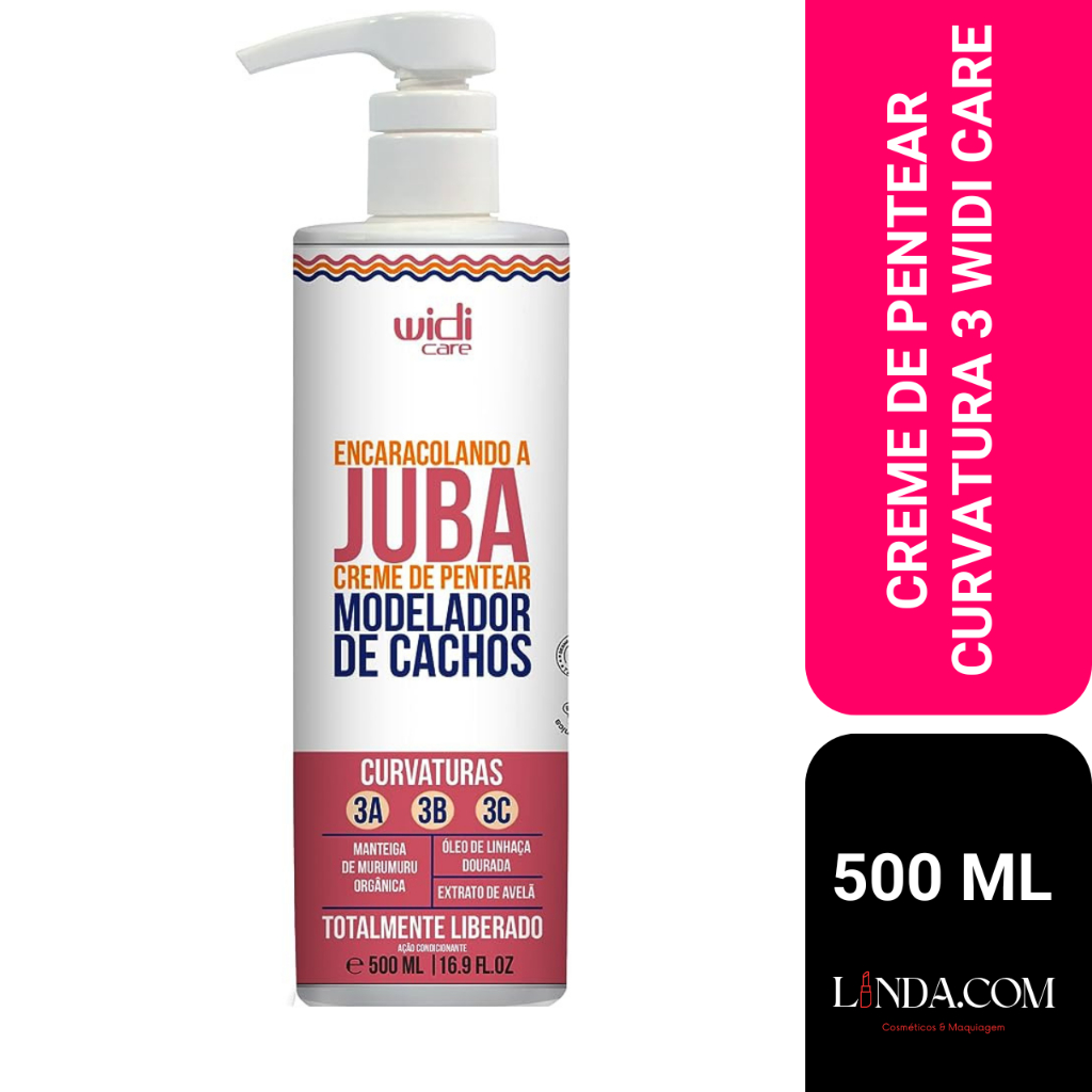 ENCARACOLANDO A JUBA CREME DE PENTEAR - WIDI CARE - 500 ML | Shopee Brasil