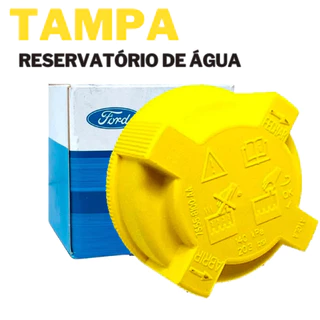Tampa de Reservatório de Água 1,0 Bar Ford Ecosport Fiesta Ka Fusion Courier 2002 a 2013