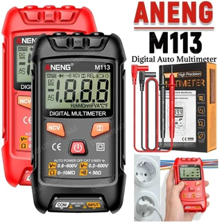 Aneng M113 Multímetro Digital Automático Ac/dc Medidor De Resistência À Votagem Ncv