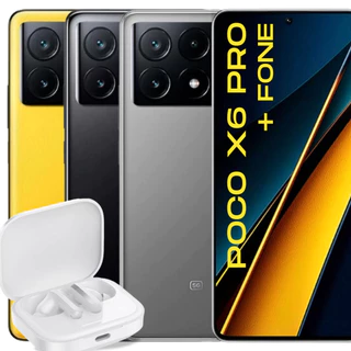 Xiaomi Poco X6 Pro 512gb Dual Sim 5g 12gb Ram Global Nfc Original Lacrado + Fone de Ouvido sem Fio Original Pronta Entrega