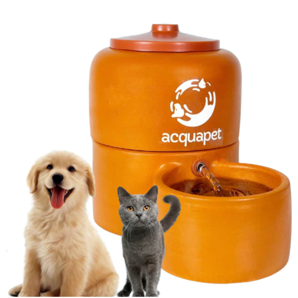 Fonte Bebedouro Acquapet para cachorro e gato 4L para pet com Bomba ...