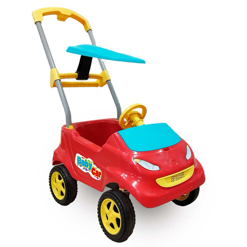 CARRO DE PASSEIO INFANTIL NEW BABY CAR CARRINHO COM EMPURRADOR PARA ...