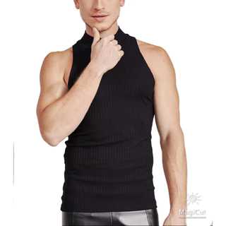 Regata Masculina Gola Alta Premium Slim Fit Tendencia