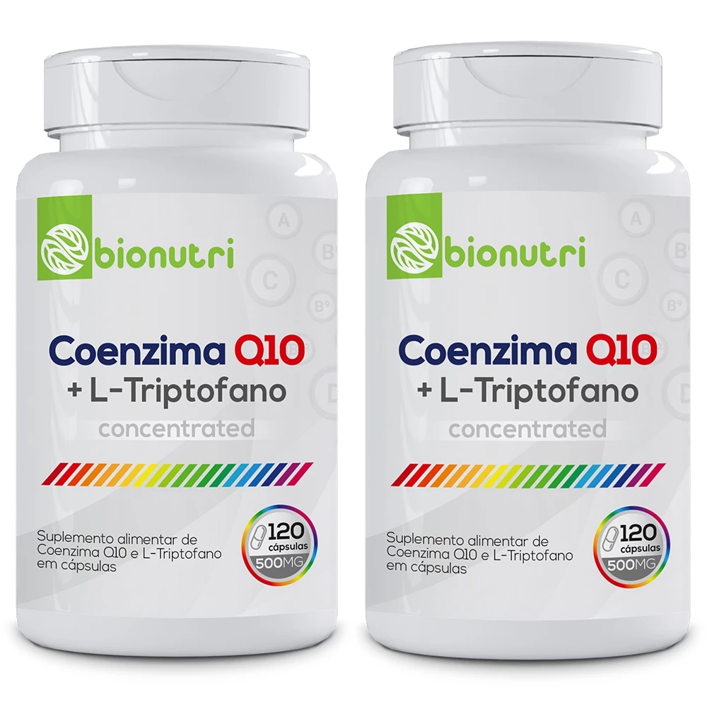 Kit 2x Suplemento CoenzimaQ10 500Mg (120 Cápsulas) - Bionutri