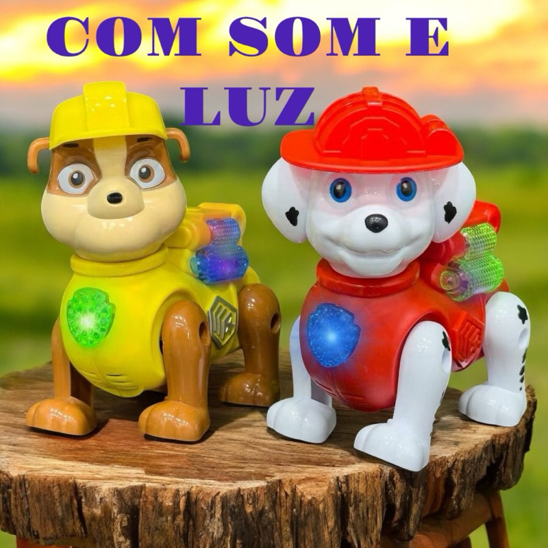 Brinquedo Robô Patrulha Canina com Som e Movimento - Divertido e ...