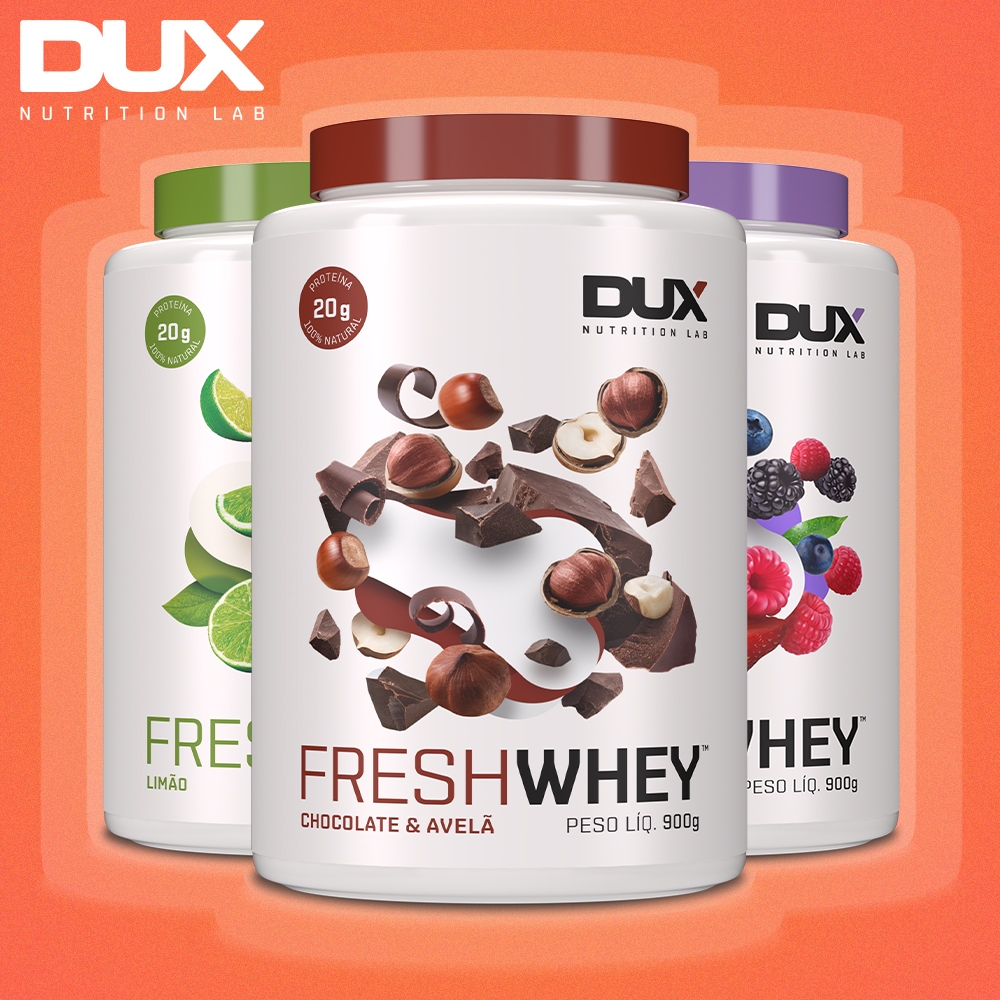 Fresh Whey Protein (Todos os Sabores) Dux Nutrition | Shopee Brasil