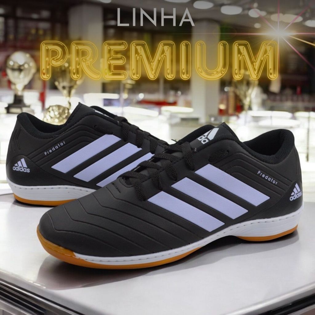 Chuteira Society e Futsal Sola Costurada Premium Tamanhos 34-44 Envio ...