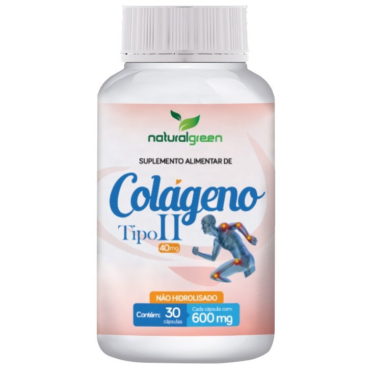 COLÁGENO TIPO Il 40MG PARA DORES NAS ARTICULAÇÕES 30CPS | Shopee Brasil