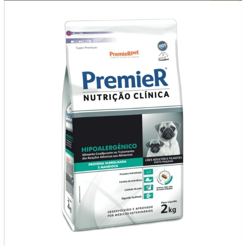 Ração Premier Nutrição Clínica Hipoalergênico Proteína Hidrolisada e ...