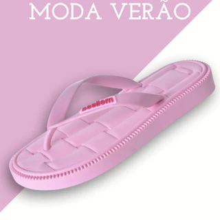 Chinelo Rosa Feminino Macio e Confortavel , Modo Praia e Verão .Super Lançamento Promoção 2024