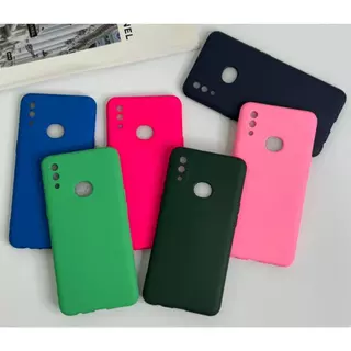 Kit Protetora Capa Capinha + Película Samsung - A10S - Silicone Aveludado