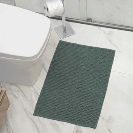 Tapete de banheiro antiderrapante bolinha macarrão