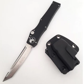 Canivete Faca Tanto Automático Militar Com Bainha Tática 27cm Modelo Microtec OTF HALO V Aço