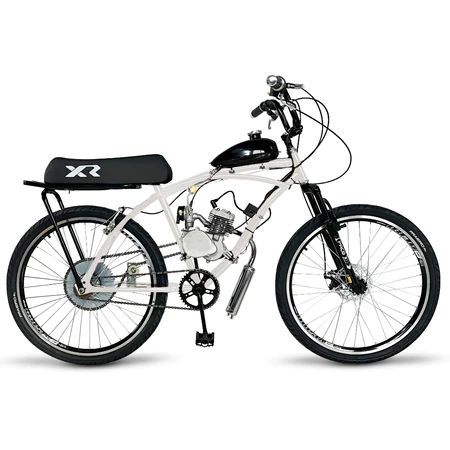 BIKE BICICLETA MOTORIZADA 80CC ARO 26 MODELO CAICARA COM KIT BANCO XR COMPLETA