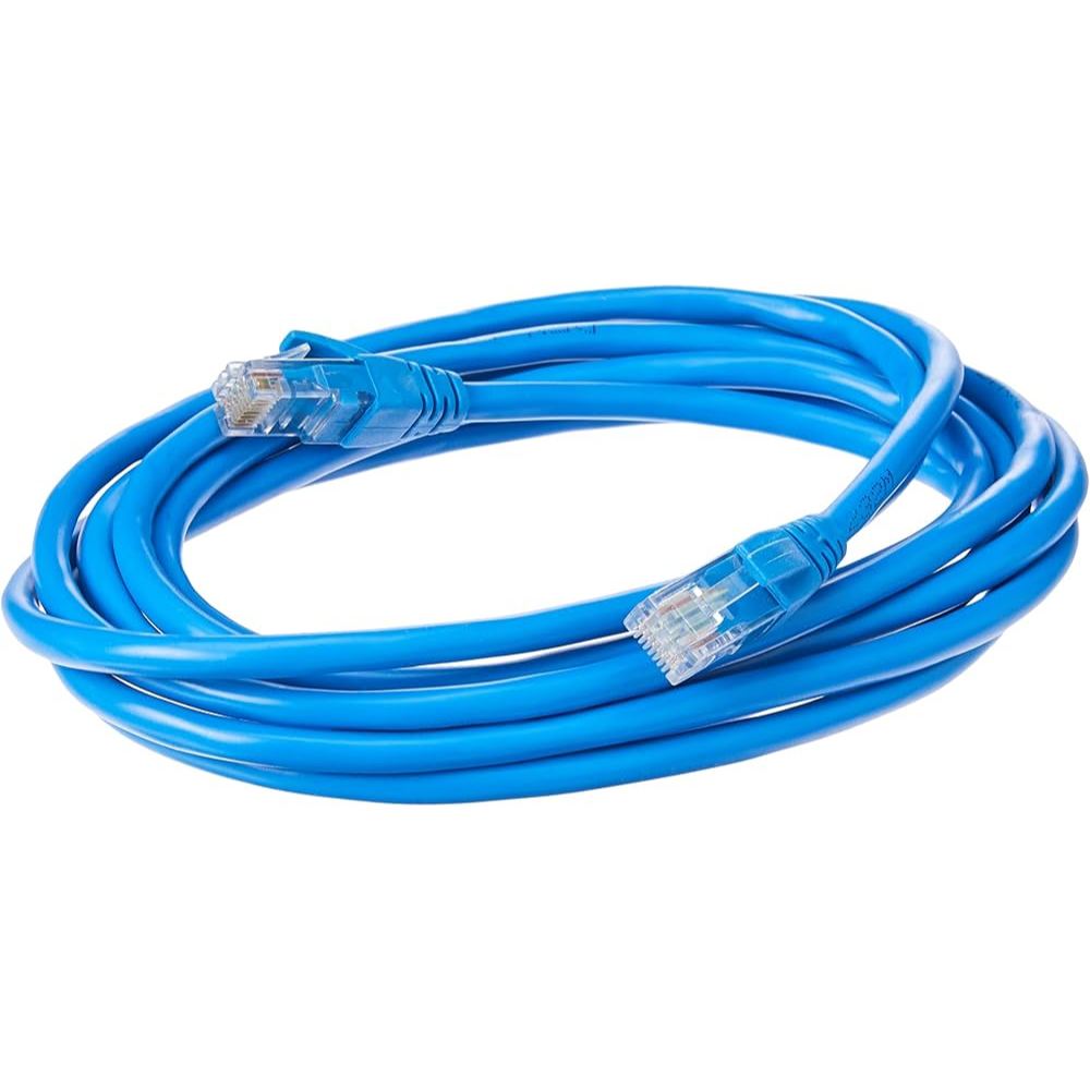 Cabo De Rede Rj45 Ethernet Lan Rj45 Cat5e Azul | Shopee Brasil