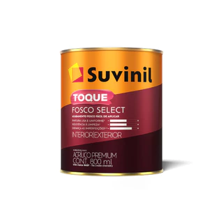 Tinta Acrílica Toque Fosco Select 800ml Suvinil - Cores