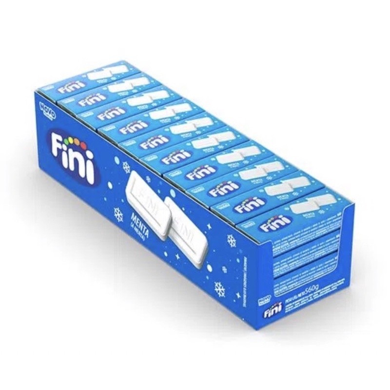 Pastilha Fini Fini Menta C/ 40un 560g