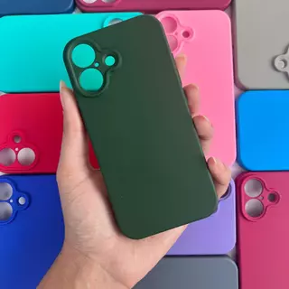 Capinha Para Apple iPhone 16 / Capa Case Silicone Aveludada Colorida Forrada (CF26)