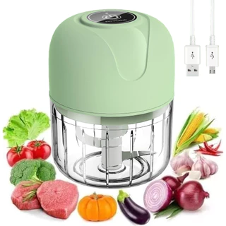Mini Processador Elétrico de Alimentos Portátil Carne Vegetais Recarregável USB Bivolt 250ml em Oferta na Shopee