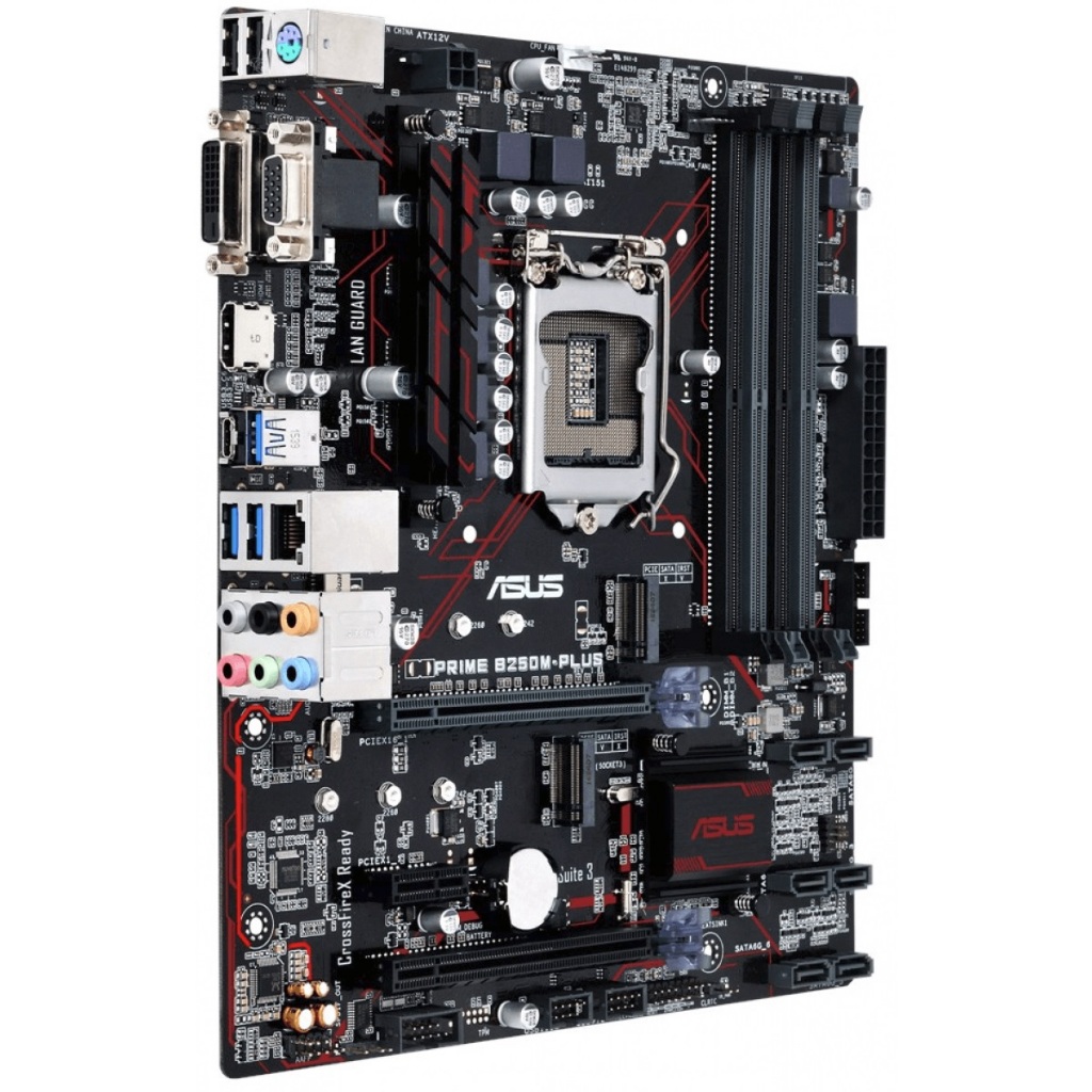 Placa mae Asus Prime B250m Plus 64 GB Ddr4 Lga 1151 i3 i5 i7 7geracao