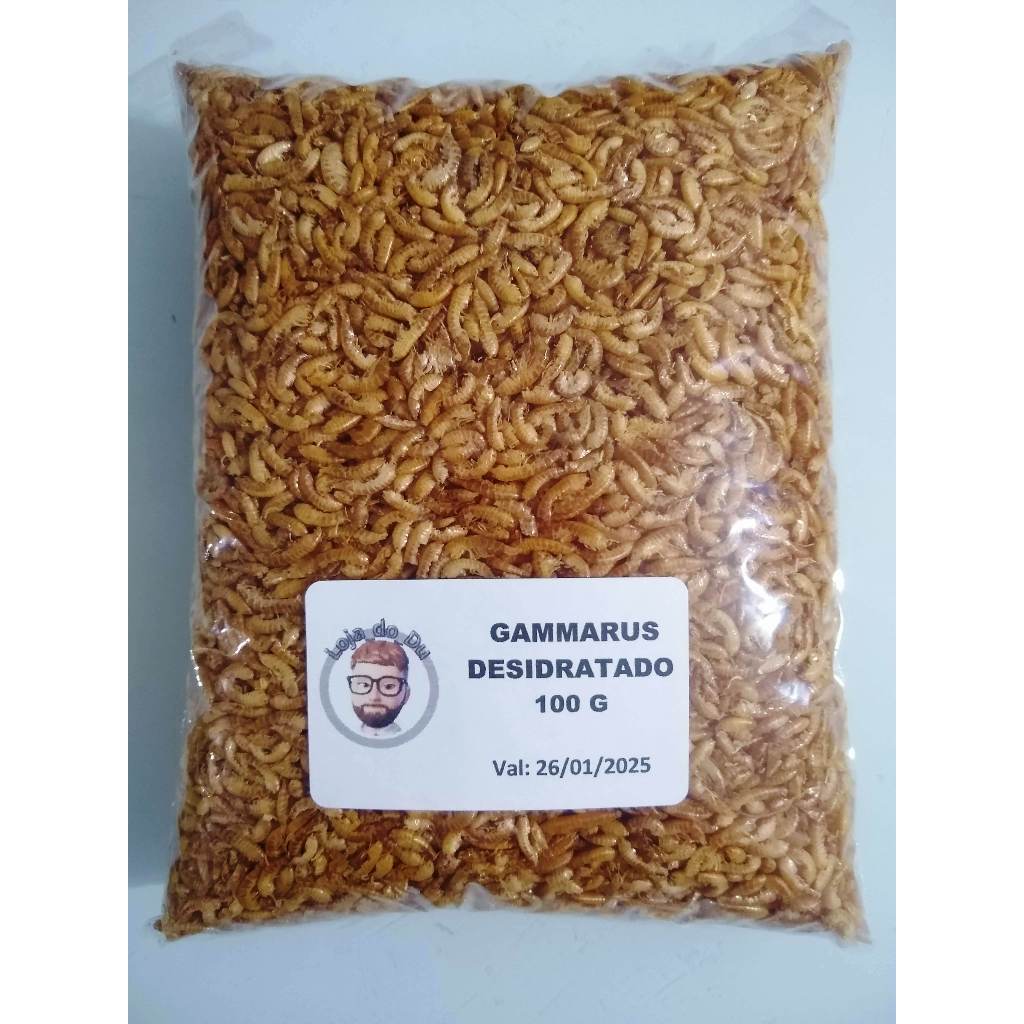 Gammarus Desidratado 100g | Shopee Brasil