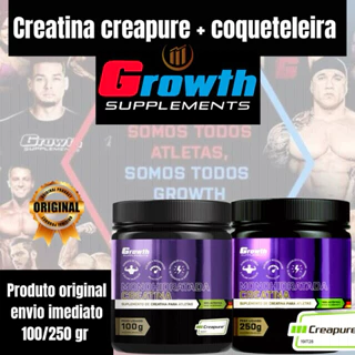 Creatina Monohidratada Creapure 100 250gr Growth Suplementos Original