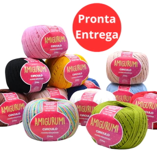 Fio Linha Amigurumi Círculo 125g 254m escolha as cores em Oferta na Shopee