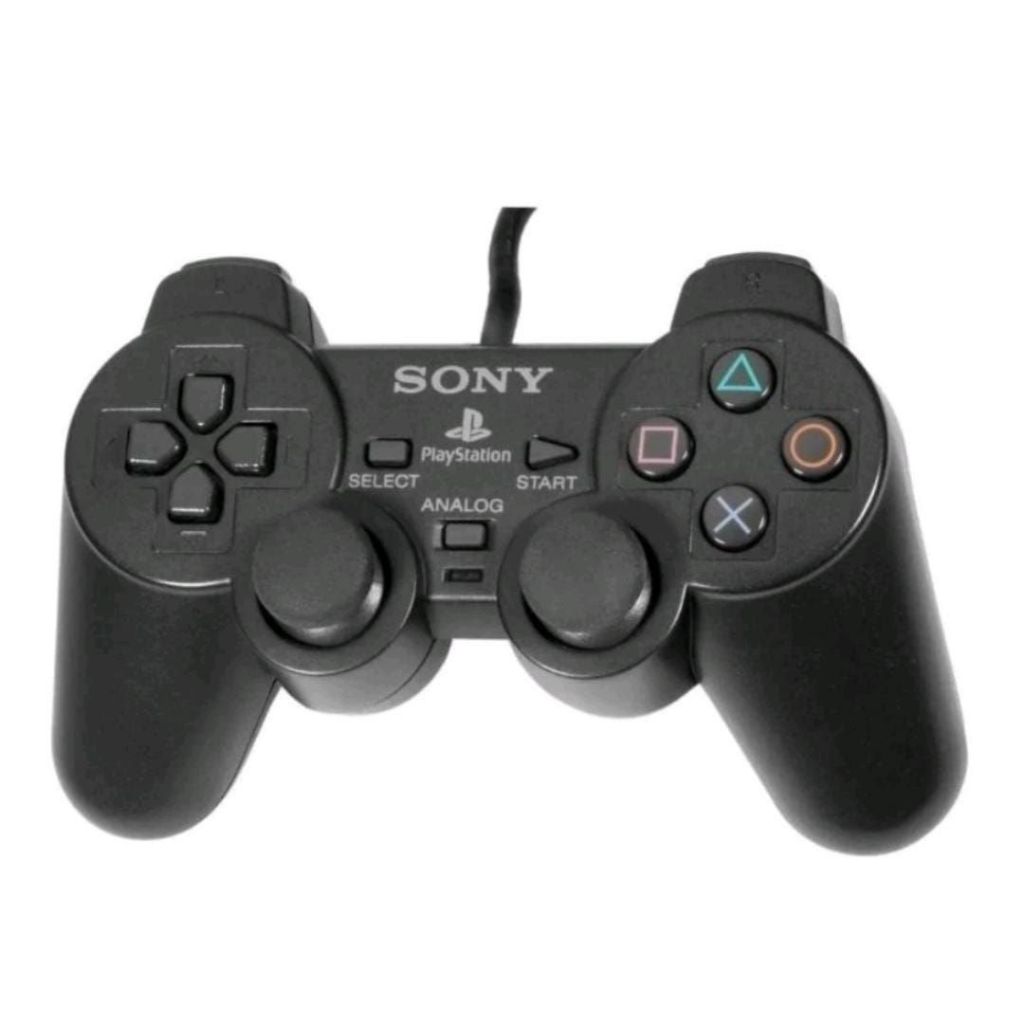 Controle Joystick Para Ps2 Black com fio