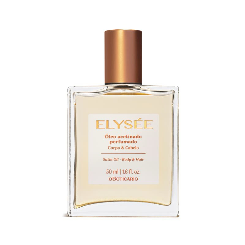 Óleo Perfumado Elysée Corpo e Cabelo O Boticário 50ml - Lançamento ...
