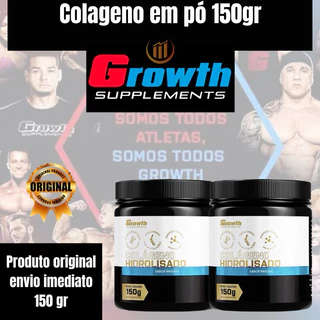 Colágeno Hidrolisado Growth Suplementos 150gr Original