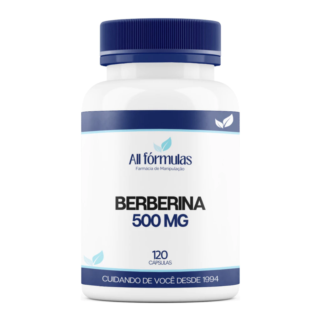 Berberina 500 Mg 120 Cápsulas - Original