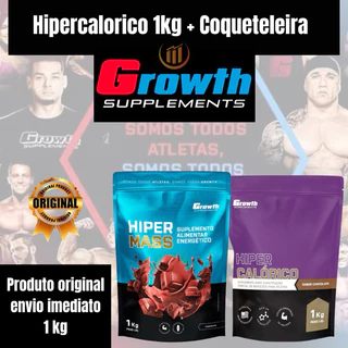 Hipercalórico 1000g Growth Suplementos Original Ganho De Massa