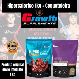 Hipercalórico Hiper Mass 1kg Growth Suplementos Original Força