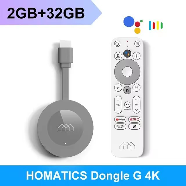 Dongle G Chromecast Google TV integrado 32gb 4k Certificada