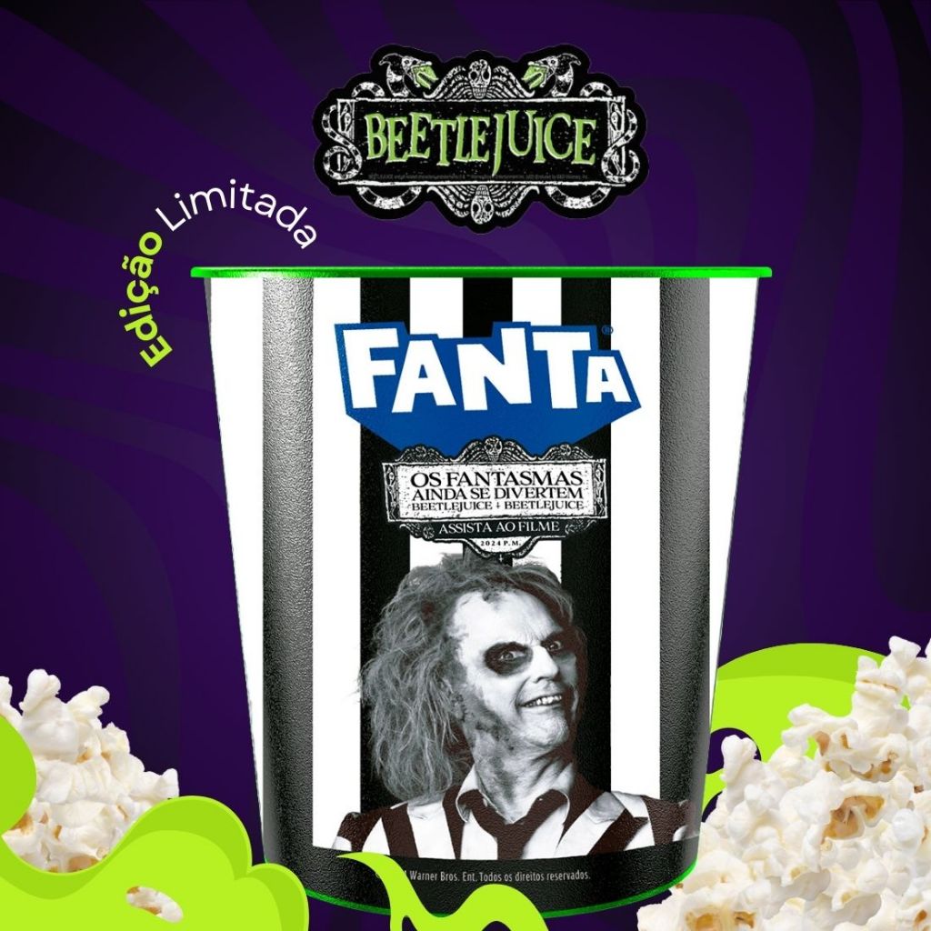Balde De Pipoca Os Fantasmas Ainda Se Divertem Beetlejuice